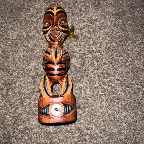 Vintage hand carved maori tiki - hand,