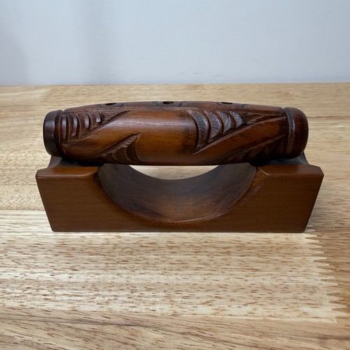 Maori koauau carved - wood, flute