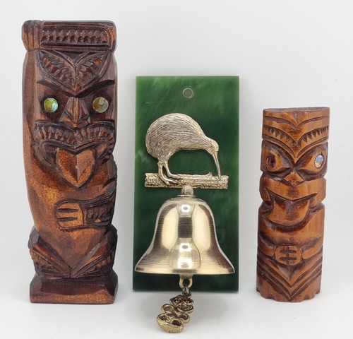 Maori tiki figures - figures, &