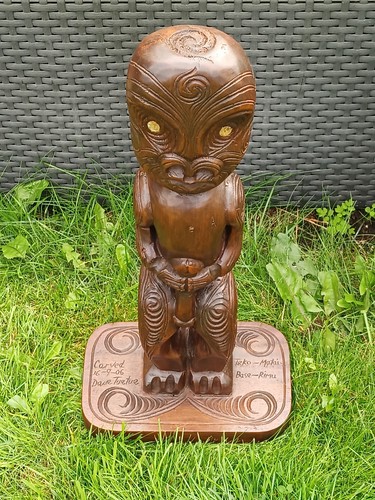 Maori tekoteko carved - maori,