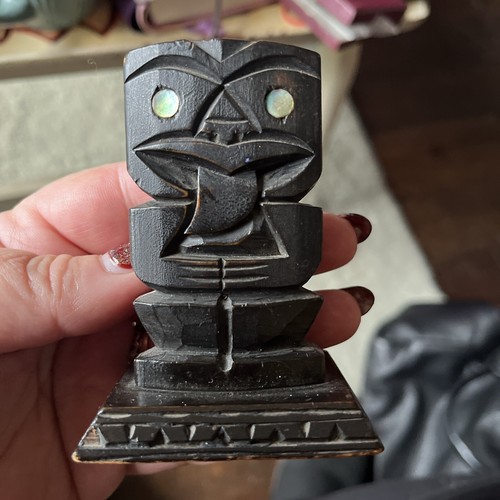 Rare vintage maori carved - vintage,