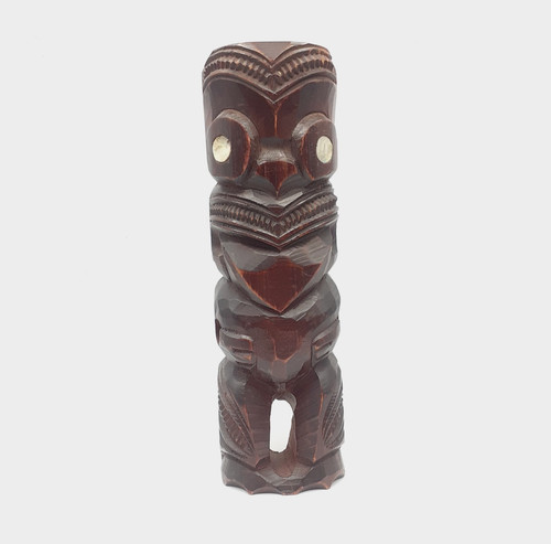 Vintage maori carved wood - vintage,