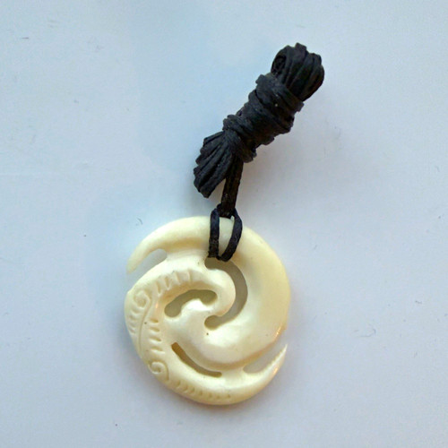 Vintage hand carved - hand-carved, bone