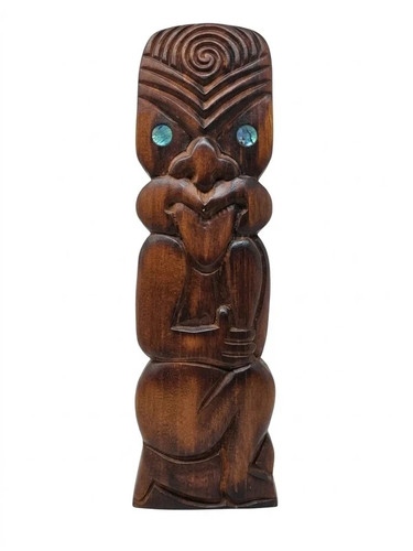 Vintage maori tiki wood - maori,