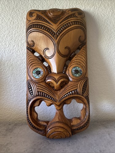Authentic hand carved kauri - carved,